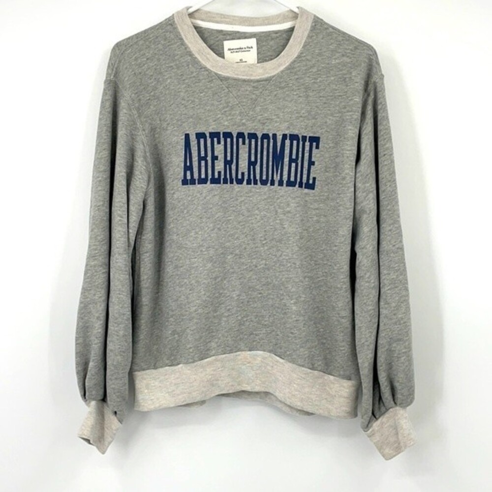 ABERCROMBIE gray pullover Sweater XS